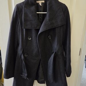 American Rag Dark Gray Double-Breasted Pea Coat